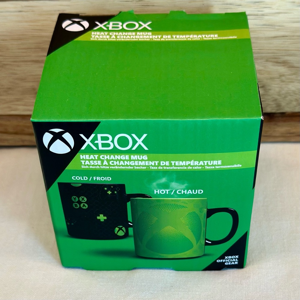 Xbox Official Gear Heat Change Mug UK Exclusive Color Changing Coffee Cup Gift
